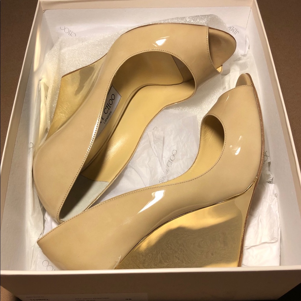 Jimmy Choo heels in box